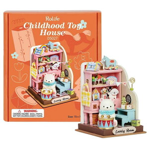 《Robotime》立體木製組裝模型 童年玩具屋 DS027 東喬精品百貨