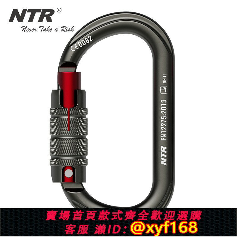 {保固一年 可打統編}耐特爾 NTR 攀巖主鎖O鎖登山扣承重安全戶外快掛攀登裝備自動O鎖