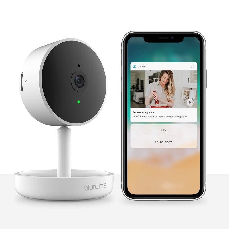 [2美國直購] 攝影機 臉部識別 雙向通話 夜視 兼容Alexa Google B07NS5DPX2