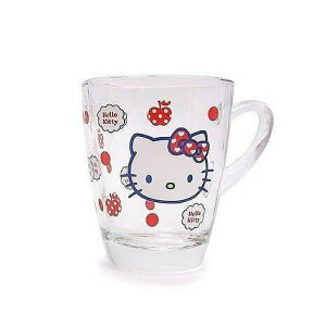 【震撼精品百貨】Hello Kitty 凱蒂貓 凱蒂貓 HELLO KITTY 單把玻璃杯 震撼日式精品百貨