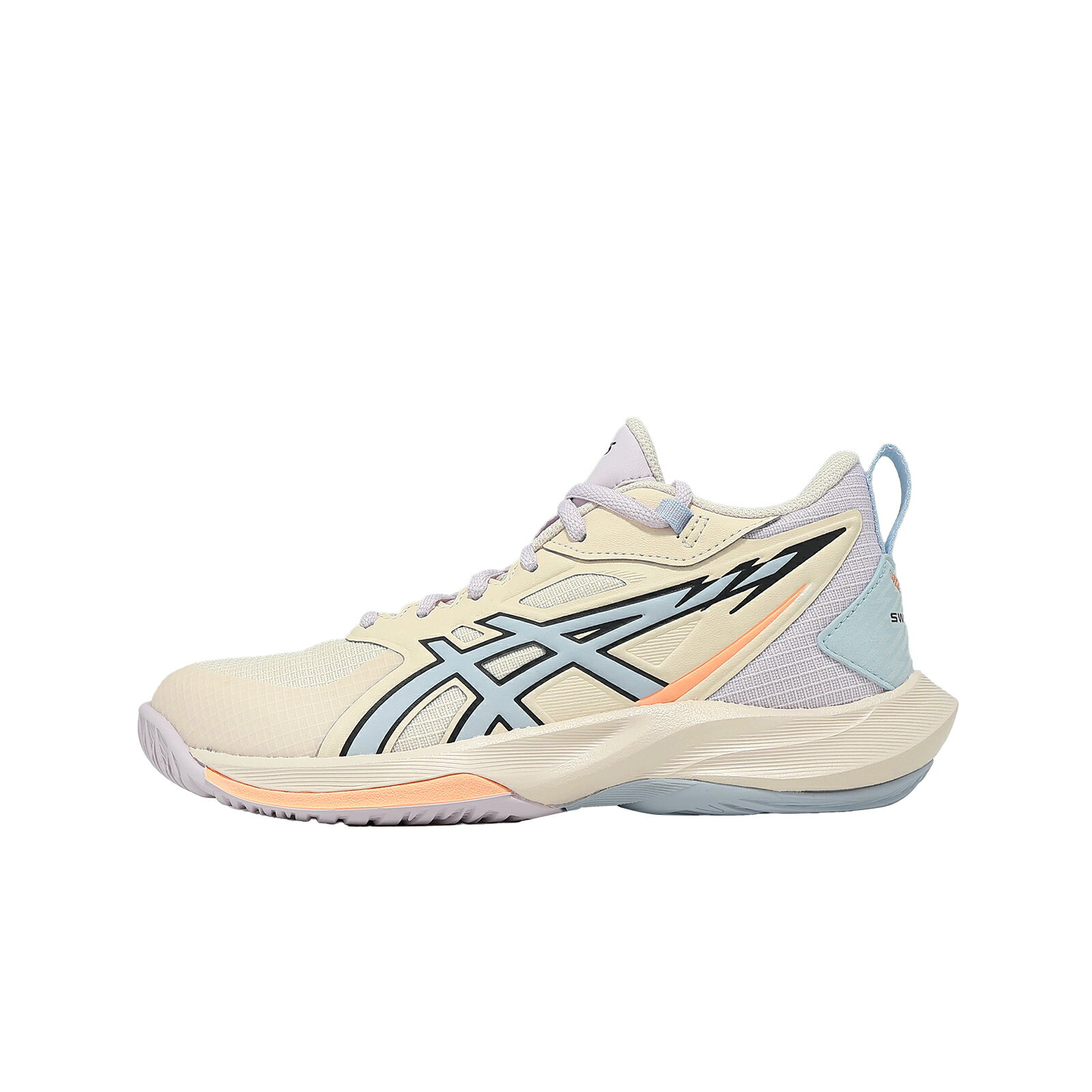 Asics 亞瑟士 籃球鞋 Swiftace GS 大童 女鞋 米白 支撐 緩震 運動鞋 1064A022700