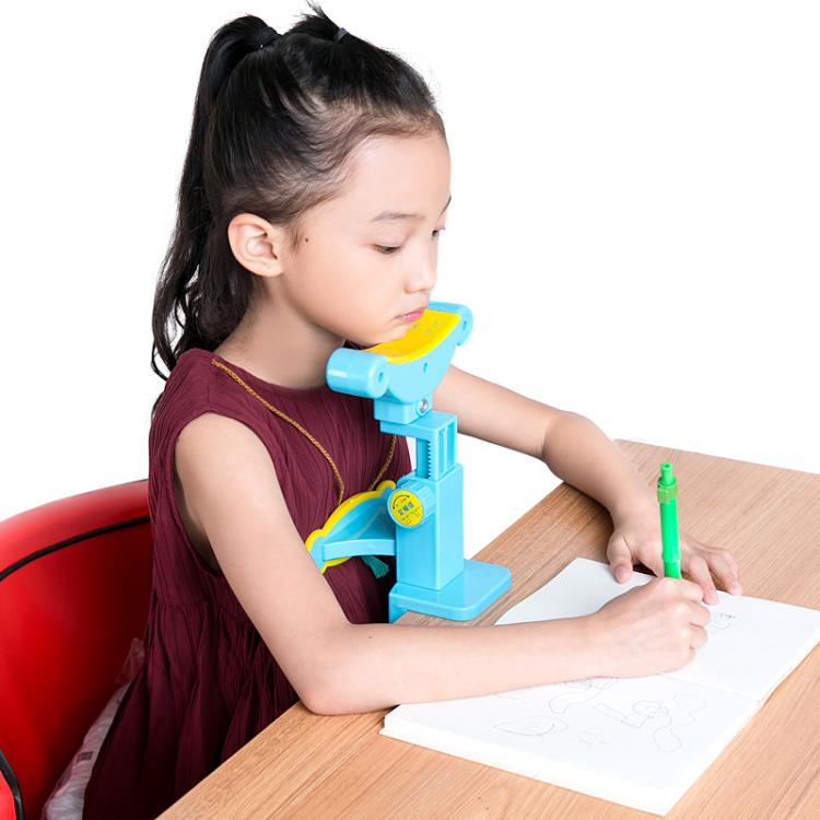 寫字防坐姿器兒童小學生用視力保護器糾正姿勢支架預防近【摩可美家】