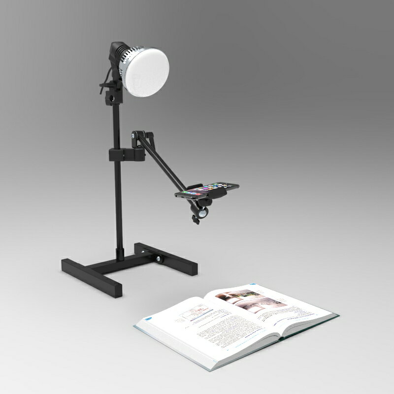 DVHZ 手機俯拍支架桌面攝影網課錄制俯視翻拍補光燈直播支架