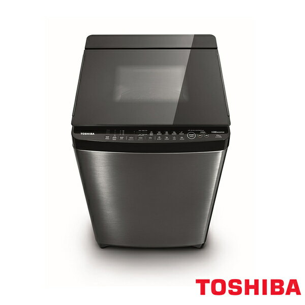 TOSHIBA東芝AW-DUJ17WAG(SS) 17KG 超微奈米泡泡變頻直立式洗衣機【三井3C】