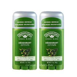 【2入7折】Nature’s Gate天然之扉 綠翡翠茶樹精油體香棒48g