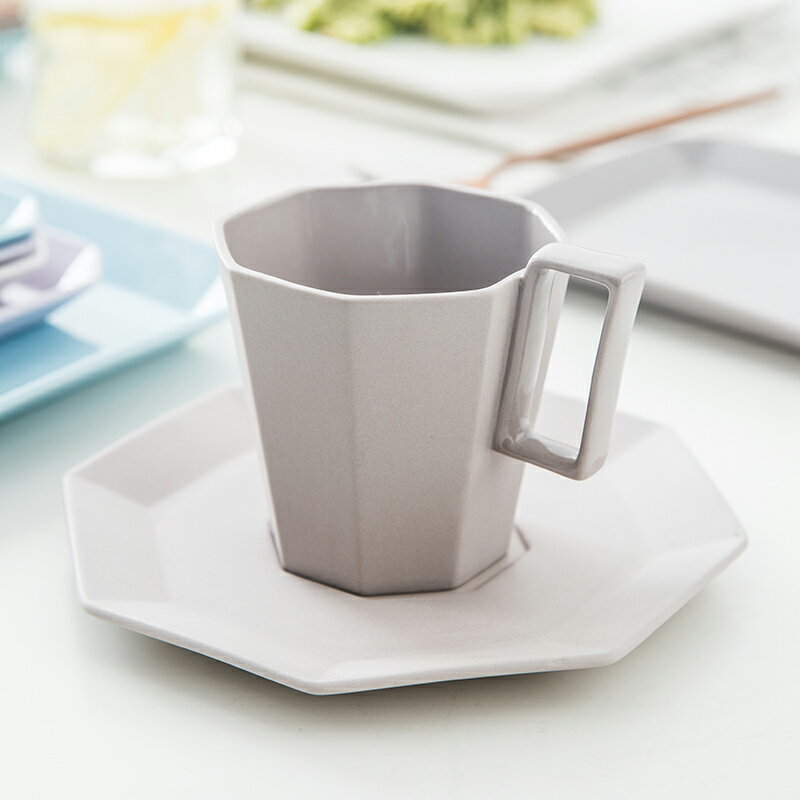 ijarl億嘉 創意陶瓷咖啡杯套裝茶具杯碟紅茶杯家用下午茶杯子湖光