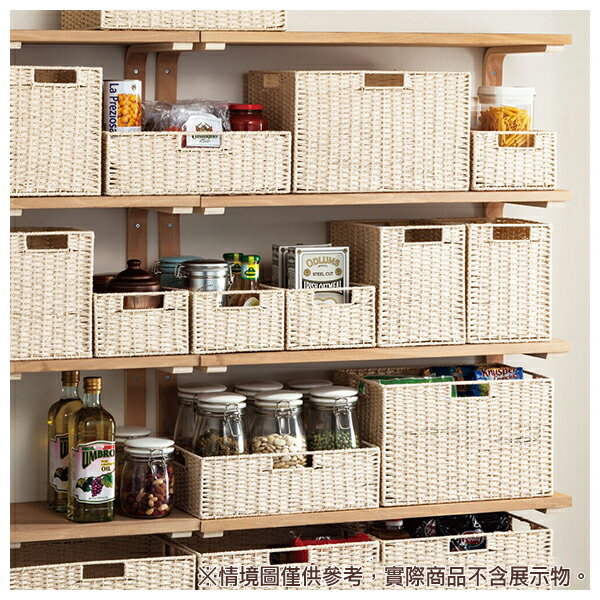 編織收納籃 LAIRA3 標準型 GY NITORI宜得利家居 8