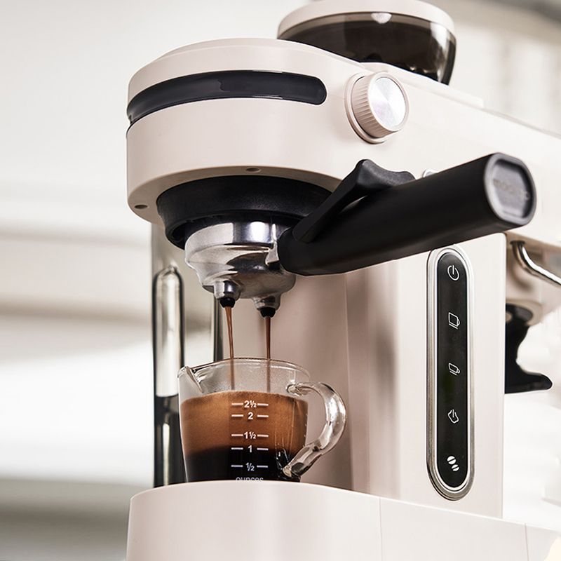 【最低價】【公司貨】摩巧咖啡機K1小天秤半全自動意式多功能小型濃縮奶泡家用研磨一體
