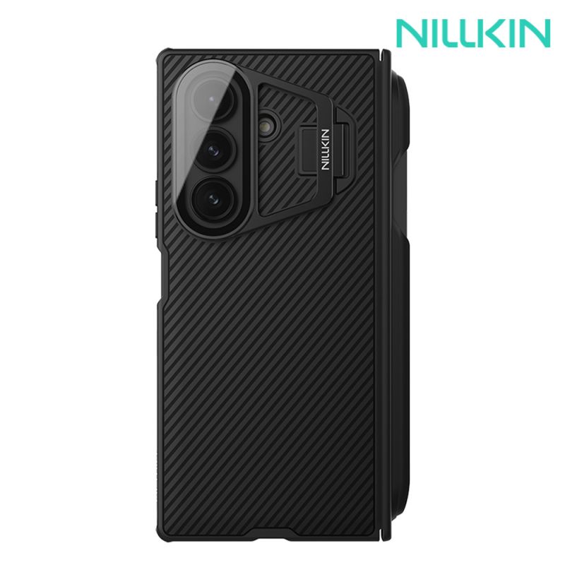 NILLKIN SAMSUNG 三星 Galaxy Z Fold 7 5G 黑鏡 Prop 磁吸保護殼(透明鏡蓋)(攜筆款) 保護套 手機殼 鏡頭保護 可站立 鏡頭支架 鏡頭防塵蓋 支援MagSafe