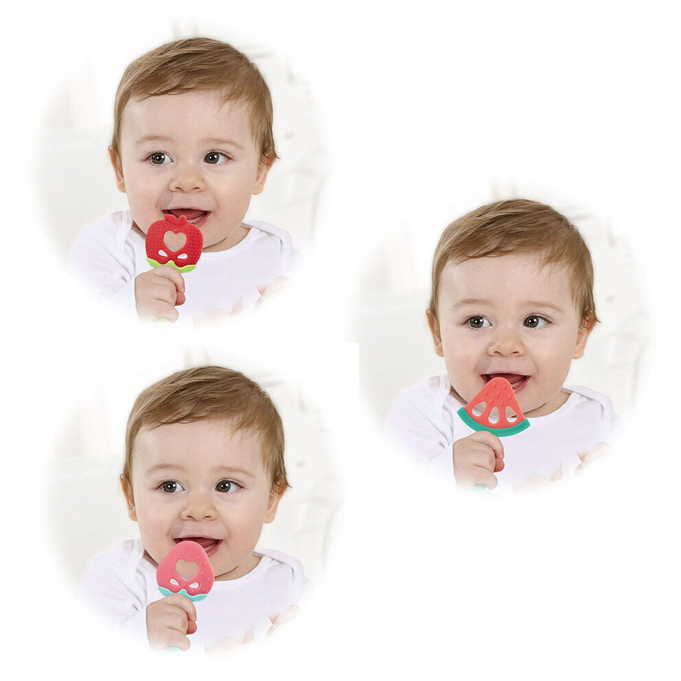 日本 EDISON mama 愛迪生媽媽 嬰幼兒 趣味 西瓜 潔牙器 (3個月以上) 6
