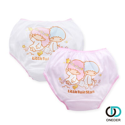 【ONEDER旺達】Sanrio 雙子星二入女童三角內褲 TS-CG002