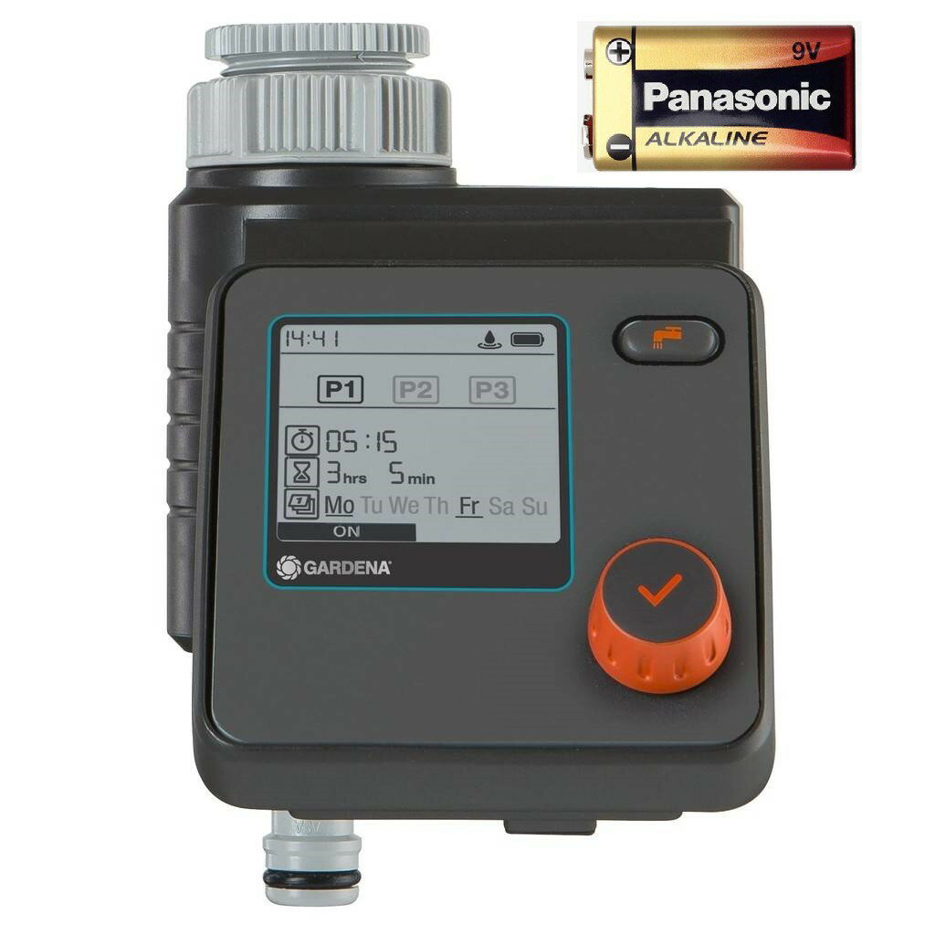 【GARDENA 景觀園藝】 功能型控水定時器Select 1891 “計時器自動澆水灌溉噴霧降溫大螢幕套組4分快速接頭德國製造保固” 1 【GARDENA 景觀園藝】 功能型控水定時器Select 1891 “計時器自動澆水灌溉噴霧降溫大螢幕套組4分快速接頭德國製造保固” 1