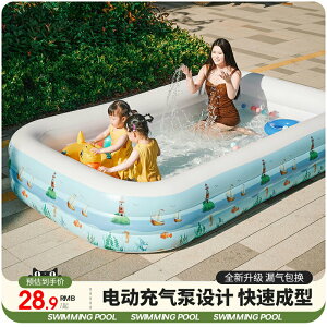 充氣游泳池戶外超大加厚兒童家用室內小孩大型水池嬰兒家庭游泳桶