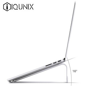 店長推薦iQunix Macbook蘋果筆記本散熱支架 mac支架電腦鋁合金桌面加高