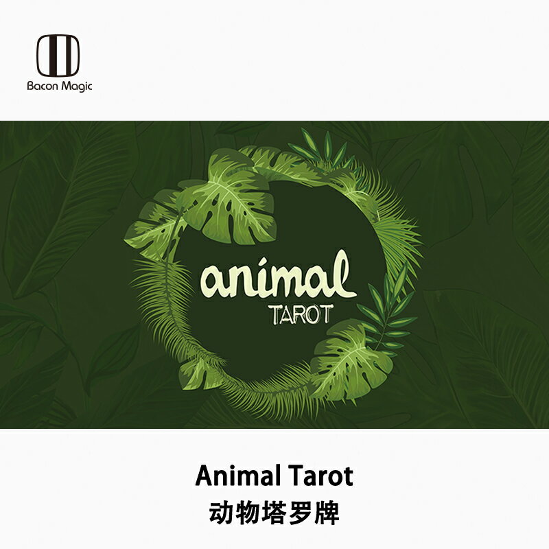 培根魔術 Animal Tarot 動物塔羅牌 中文教學 近景互動心靈道具