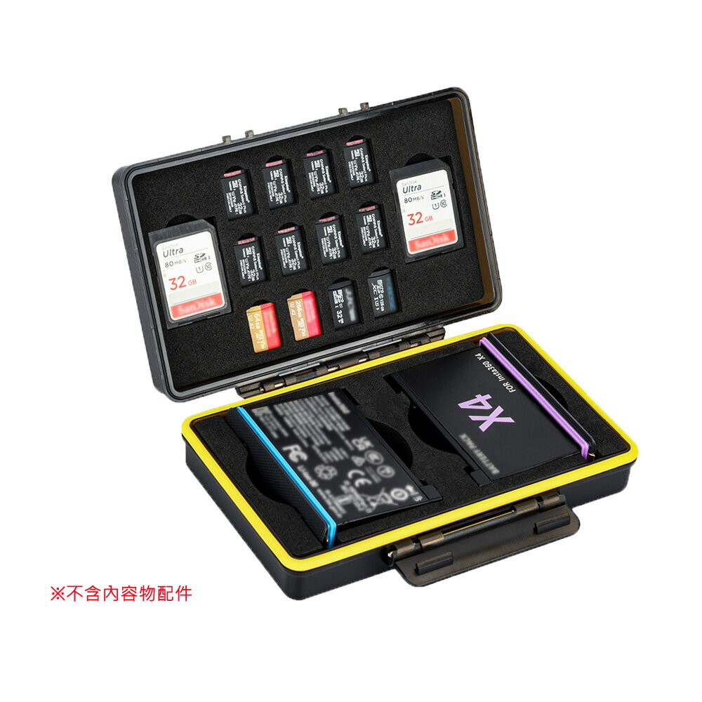 JJC 為INSTA360 X4/X3設計 記憶卡/電池 堅固耐用抗壓防震 收納盒