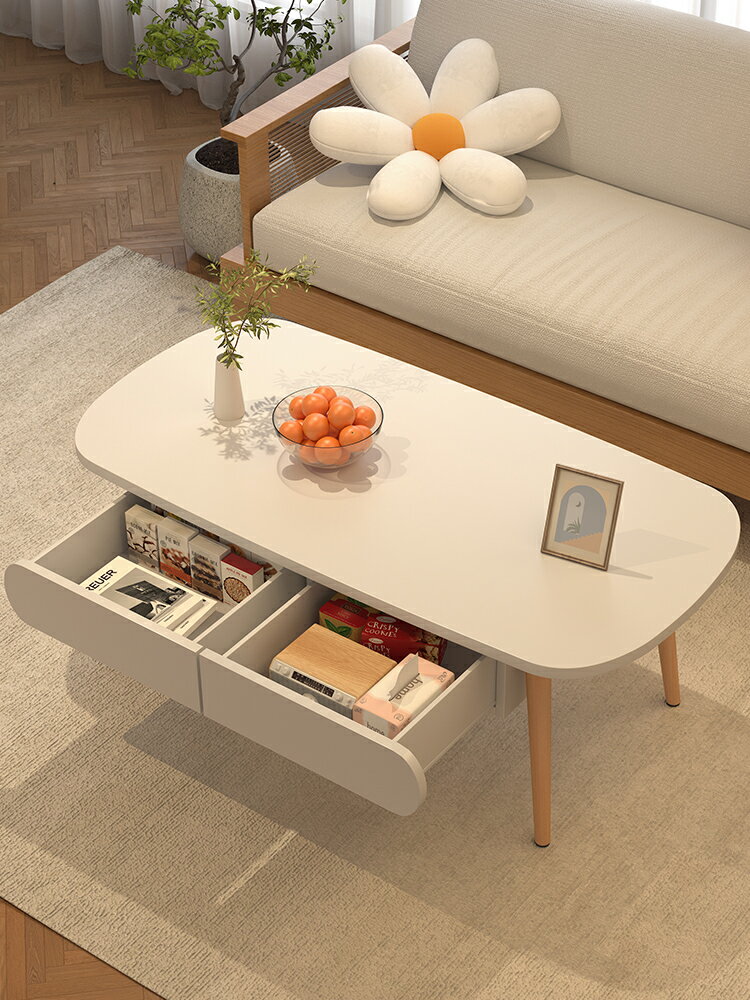 茶幾客廳家用簡易小桌子臥室坐地網紅矮桌現代簡約小戶型邊幾