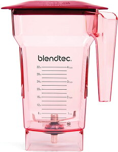[3美國直購] Blendtec FourSide Jar 4角容杯 紅色 2.2L最大容量75oz 食物調理機替換杯子 40-619-62