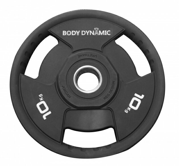 Bodydynamic PU槓片-10kg (一組兩入)