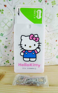 【震撼精品百貨】Hello Kitty 凱蒂貓 KITTY方型車票套-粉招手 震撼日式精品百貨