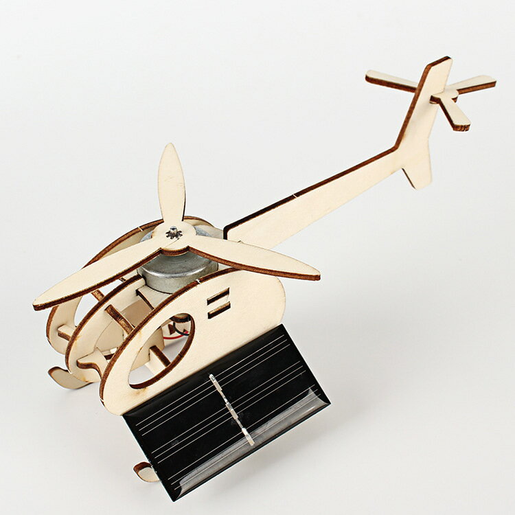 迷你太陽能飛機DIY科技小制作趣味發明學生益智拼裝創意玩具禮物