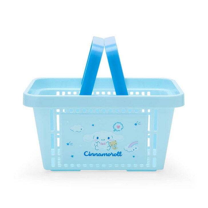 【震撼精品百貨】大耳狗_Cinnamoroll~日本三麗鷗SANRIO 大耳狗塑膠置物瀝水提籃-好友款*00382