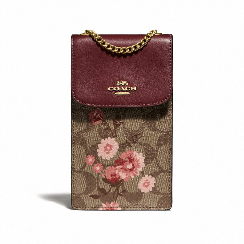 COACH 雛菊印花手機包