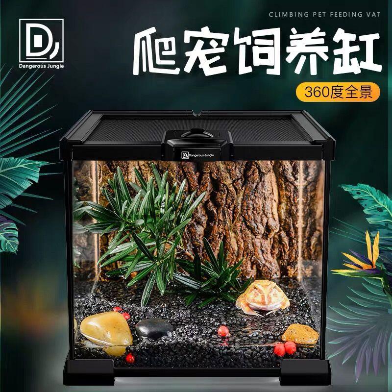 爬寵箱 寵物箱 飼養箱 龜爬箱 DJ玻璃爬寵缸蜥蜴守宮蛇甲蟲蜘蛛蠍子鬃獅龜爬寵爬蟲角蛙飼養箱盒