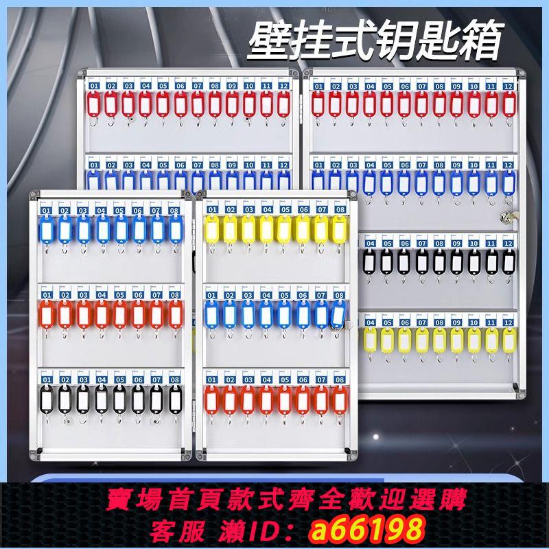 【臺灣公司 可開發票】鑰匙管理壁掛式房產中介密碼汽車物業鎖匙收納盒箱子掛墻