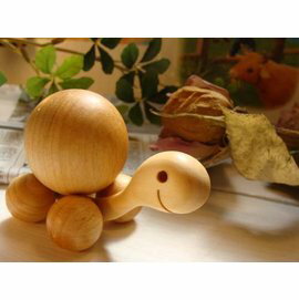 Zakka 鄉村風 超可愛 木製動物擺飾《 烏龜 S 》★ 德國黑森林SPIEL&KUNST ★ Zakka'fe