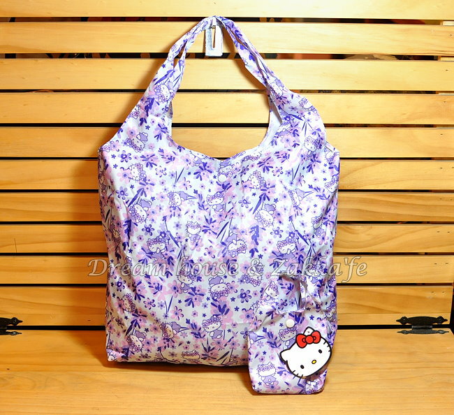 日本限定 三麗鷗 Hello Kitty 環保購物袋 《 附收納袋喔 》★ Zakka'fe ★
