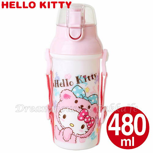 日本正版 三麗鷗 Sanrio Hello Kitty 耐熱水壺/兒童水壺 480ml 《 凱蒂貓 》★ 日本製 ★ Zakka'fe