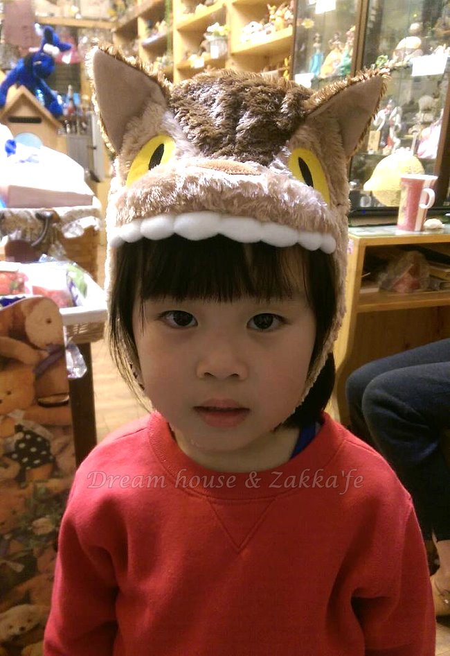 日本宮崎駿 龍貓 Totoro 公車大頭 兒童帽/帽子 《 50cm 》★ Zakka'fe ★