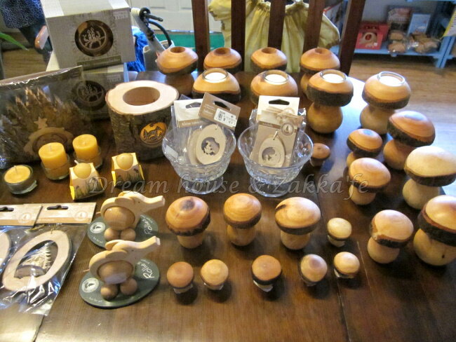 Zakka 鄉村風 手工木製 迷你小香菇擺飾 《 5朵一組》 《 德國黑森林SPIEL&KUNST 》★ Zakka'fe ★