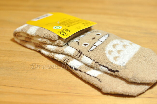 日本宮崎駿 龍貓 Totoro 毛巾布 襪子/短襪 23~25cm 《 超可愛 》★ Zakka'fe ★