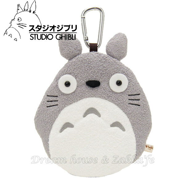 日本 宮崎駿 灰色 龍貓 TOTORO 絨毛 零錢包/錢包/小物袋/收納袋 《 日本原裝進口 》★ Zakka'fe ★