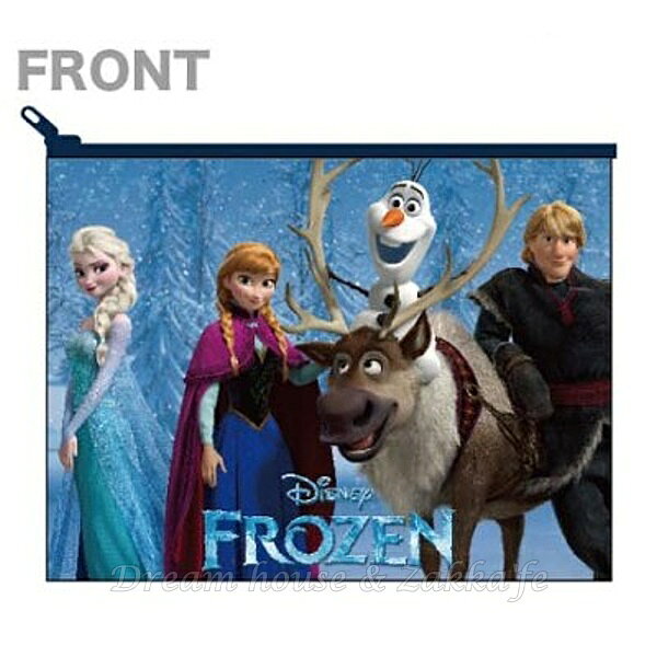 日本製 Disney 冰雪奇緣 化妝包/小物包/小包包 《 Disney FROZEN 》★ Zakka'fe ★