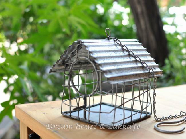 鄉村風日系Zakka仿舊金屬鳥屋/屋子造型掛飾 《可擺放也可吊掛喔》 ★很可愛喔★