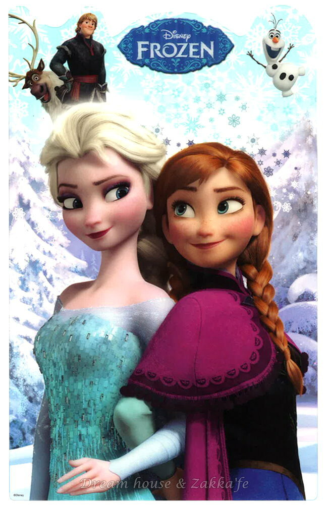 日本正版 Disney 迪士尼 冰雪奇緣 墊板 《 FROZEN 》★ 日本製 ★