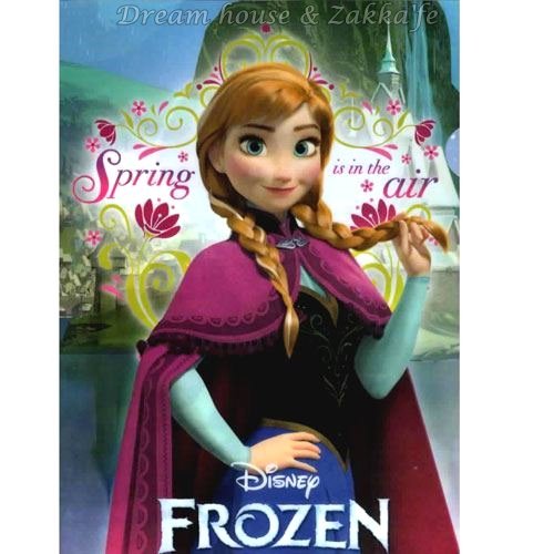 日本正版 Disney 迪士尼 冰雪奇緣 安娜 Anna L型 資料夾/檔案夾/檔案夾 《 FROZEN 》★ 日本製 ★