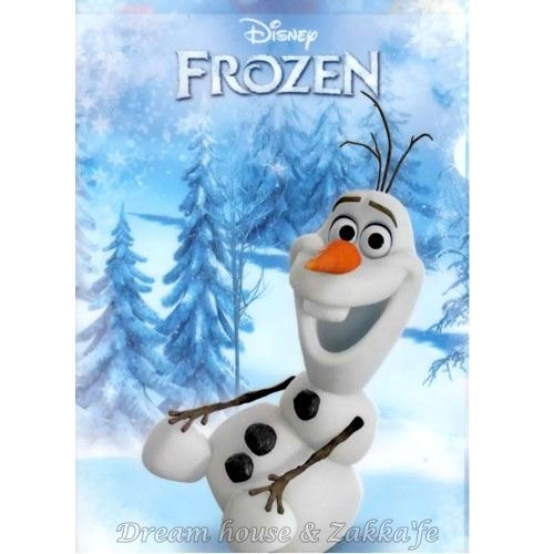 日本正版 Disney 迪士尼 冰雪奇緣 雪寶 L型 資料夾/檔案夾/檔案夾 《 FROZEN 》★ 日本製 ★