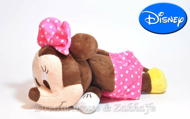 日本正版 Disney 迪士尼 米妮 Minnie 絨毛萬用收納盒/置物盒 《 客廳/臥室/車上 好看又好用 》★ 超可愛 ★