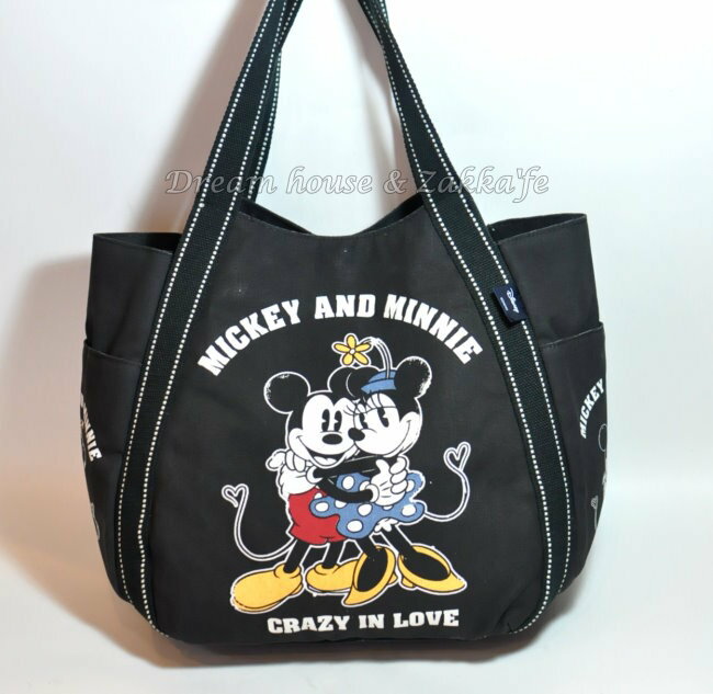 日本原裝進口 Disney 迪士尼 米奇米妮 托特包/媽媽包/大容量包包 《 MK-133 》★ Zakka'fe ★
