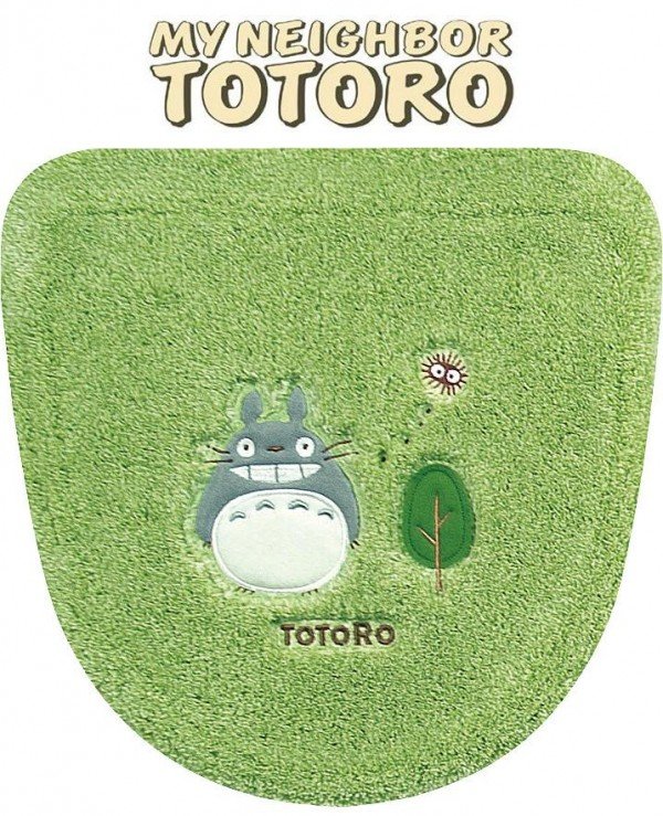 日本宮崎駿 龍貓 Totoro 馬桶蓋套 《 綠色/長毛 》★ Zakka'fe ★