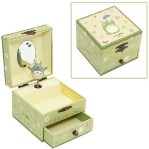 日本宮崎駿 Totoro 龍貓 旋轉音樂鈴/音樂盒/珠寶盒 《 日本原裝進口 》Zakka'fe