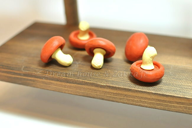 鄉村風 日系 Zakka 橡膠 小香菇/蘑菇 擺飾 《 10個一組 》★ 日本原裝進口 ★ Zakka'fe
