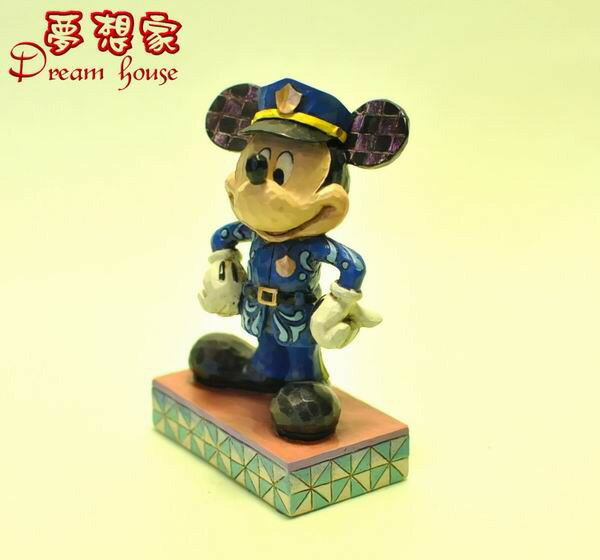 美國ENESCO精品-Jim Shore愛木小灣-米奇警察 ★超可愛★