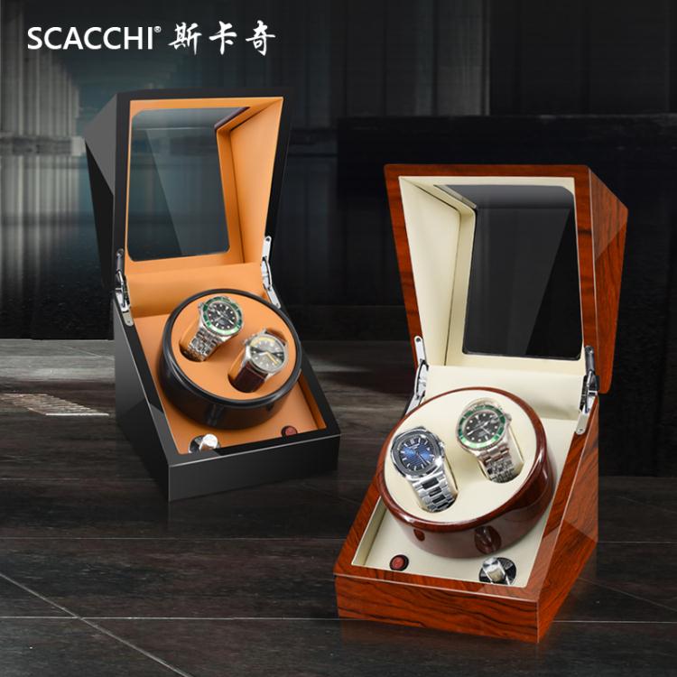 免運 手錶收納盒 斯卡奇德國進口全自動搖表器 機械表轉表器晃表器家用手表搖擺器