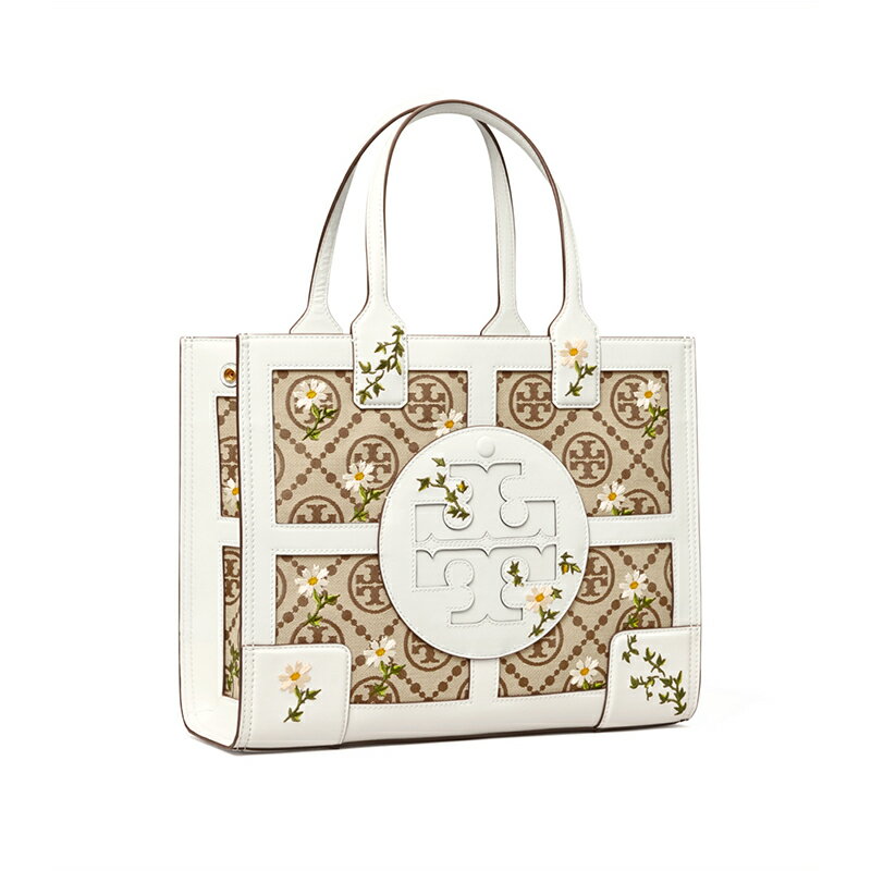 TORY BURCH ELLA T MONOGRAM 刺繡托特包女士單肩包 80864(預購)   ~【 菲尼斯 國際精品 ★ APP下單天天10%點數回饋 】 1