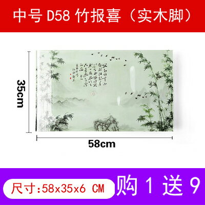 鋼化玻璃茶盤琉璃簡約功夫茶具套裝排水式家用茶臺茶托盤單層 6